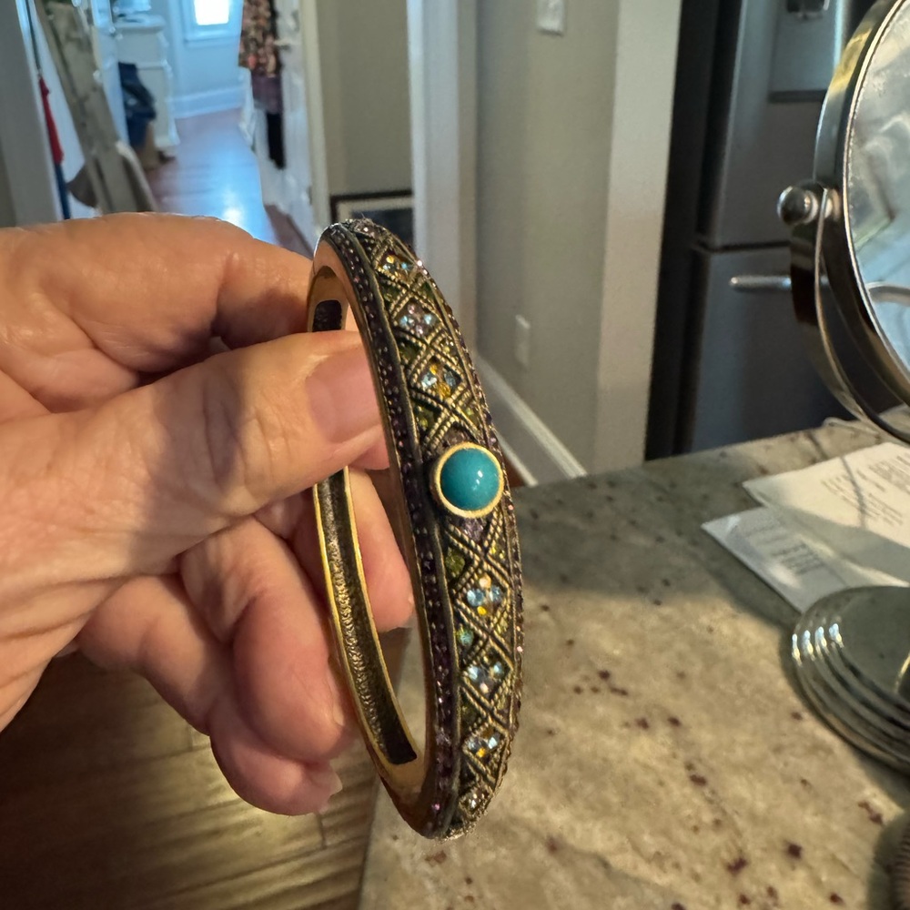 Heidi Daus Bangle Bracelet. Some stones have been replaced.